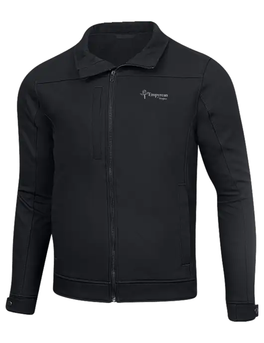 Cornerstone Charcoal Duck Bonded Soft Shell Jacket w/Empyrean Hospice Logo