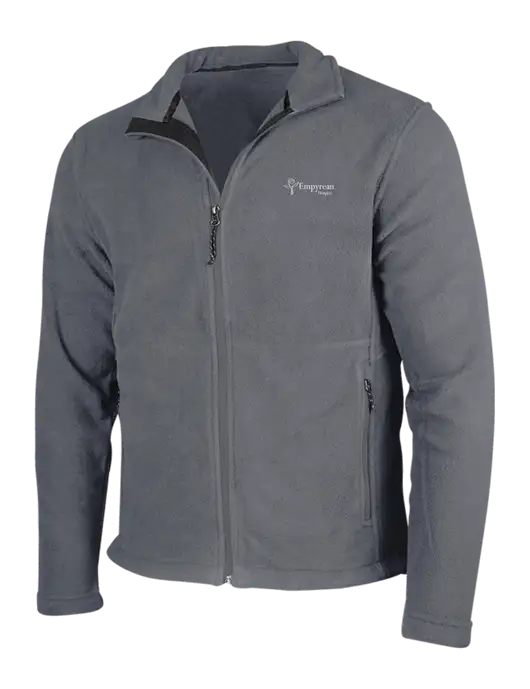 Medium Grey Fleece Jacket w/Empyrean Hospice Logo