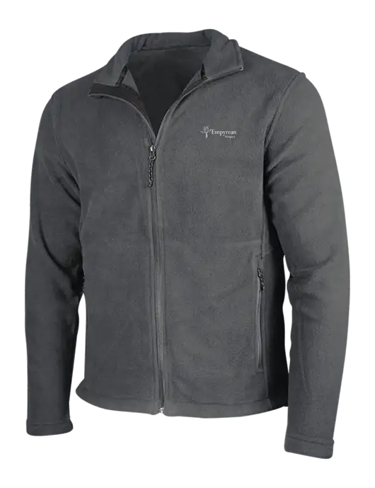 Dark Grey Fleece Jacket w/Empyrean Hospice Logo