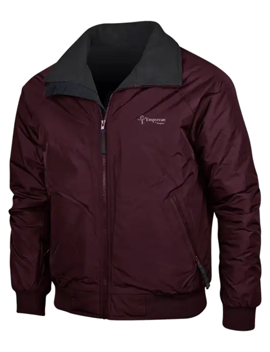 Maroon/True Black Classic Challenger Jacket w/Empyrean Hospice Logo