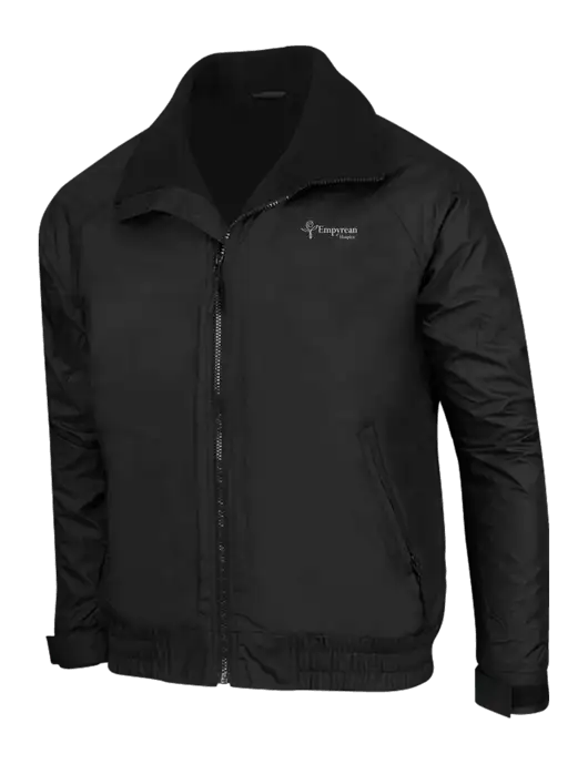 True Black/True Black Classic Competitor Jacket w/Empyrean Hospice Logo