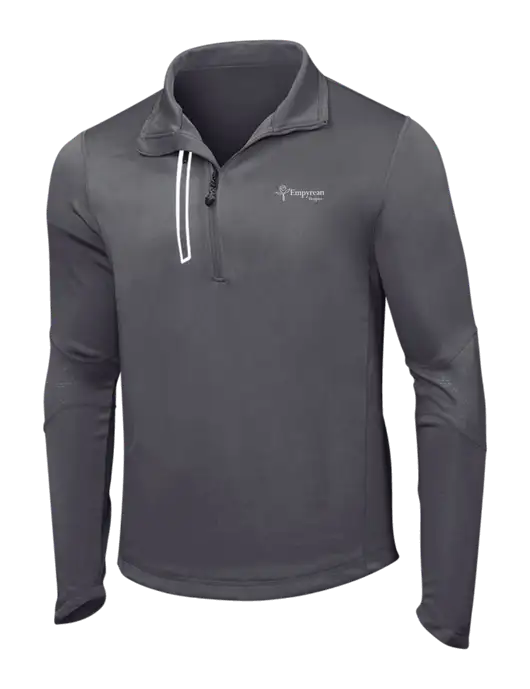 OGIO Gear Grey Endurance Fulcrum 1/4 Zip w/Empyrean Hospice Logo