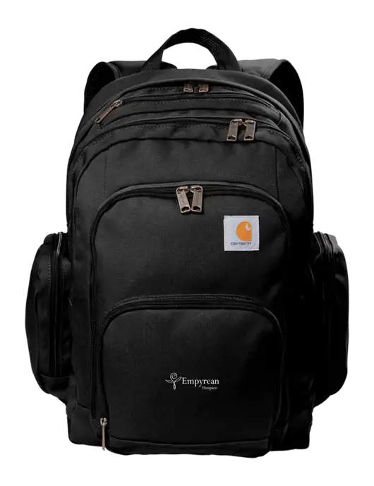 Carhartt Black Foundry Series Pro Backpack w/Empyrean Hospice Logo