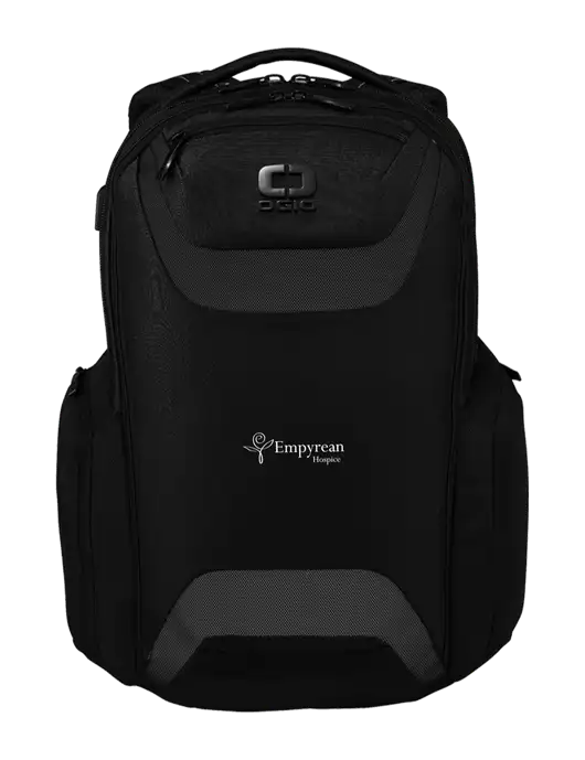 OGIO Black Charcoal Connected Pack w/Empyrean Hospice Logo