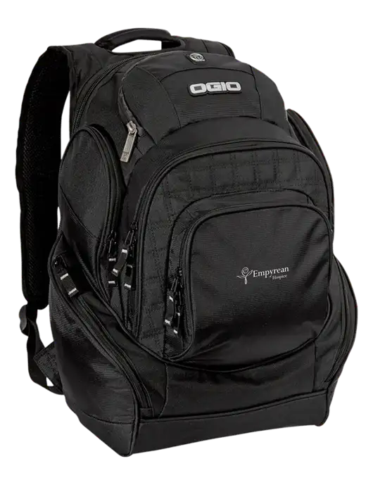 OGIO Black Mastermind Pack w/Empyrean Hospice Logo