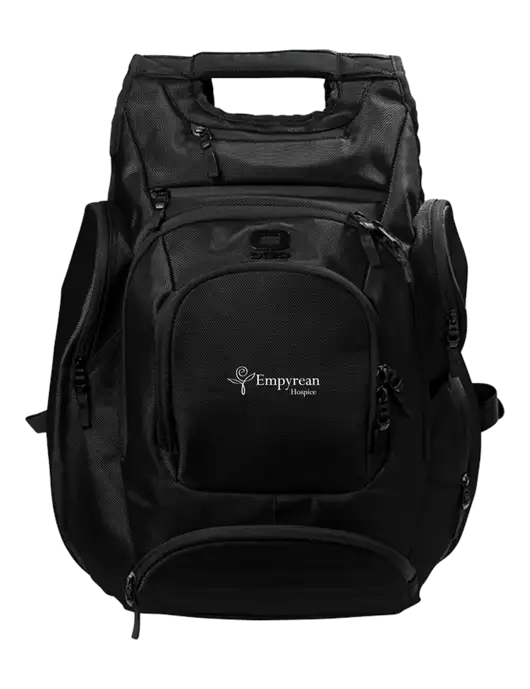 OGIO Blacktop Metro Ballistic Laptop Backpack w/Empyrean Hospice Logo