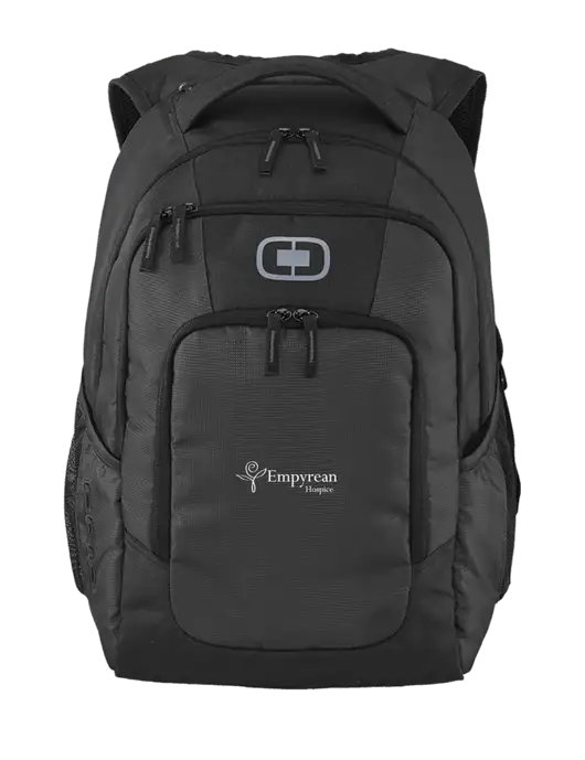 OGIO Diesel Grey Logan Laptop Backpack
 w/Empyrean Hospice Logo