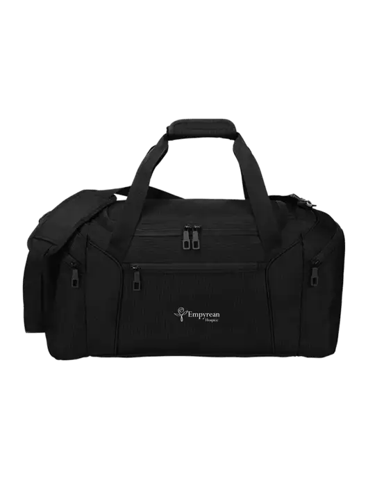 Slim & Lite Black Duffel    w/Empyrean Hospice Logo